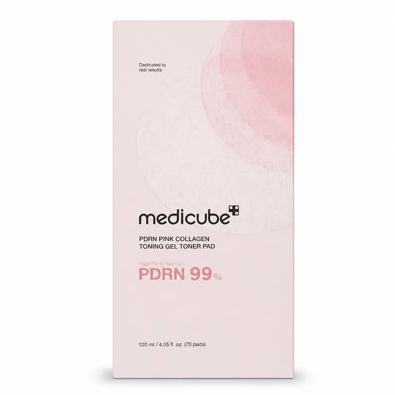 Medicube PDRN Pink Collagen Toning Gel Toner Pad (70 pads)
