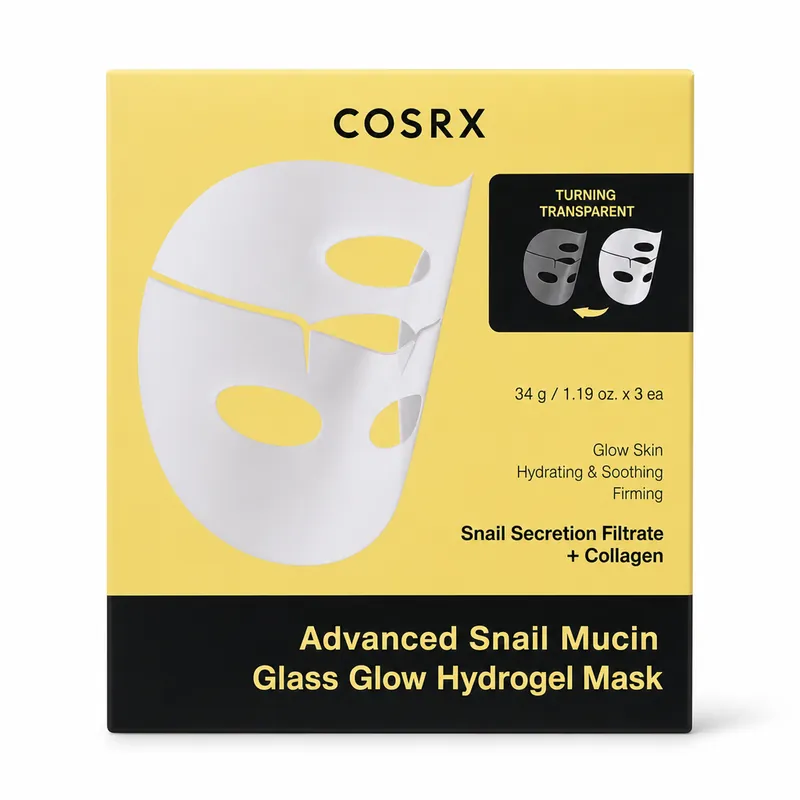 COSRX Advanced Snail Mucin Glass Glow Hydrogel Mask